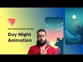Day and Night Animation in Protopie!