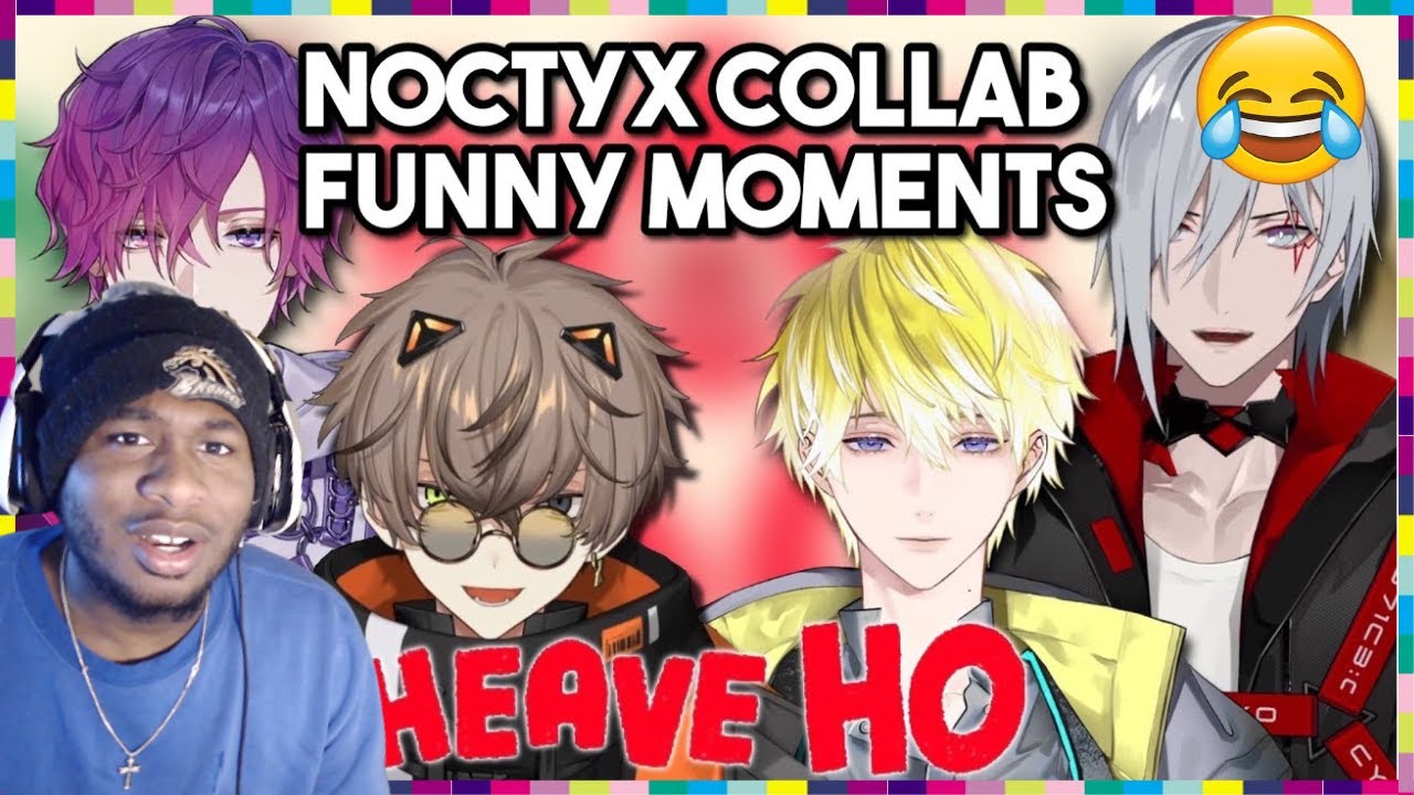 Reacting To The STRESSFUL Noctyx Heave-Ho Collab Funniest Moments! LOL [Nijisanji EN]