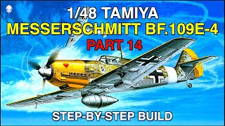 Сборка  1/48 Tamiya  Messerschmitt Bf.109E-4 Build Part 14: RLM 71 Painting