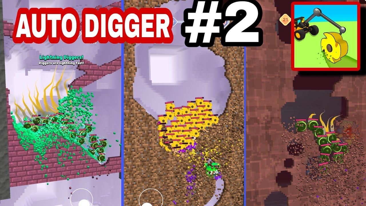 AUTO DIGGER PART 2 / GAMEPLAY WALKTHROUGH - YouTube