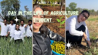 A day in the life agriculture student 🌱 👩‍🌾// agriculture// Bsc agriculture//