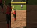 Quick reflexes on the comebacker 🔥 | Little League Softball World Series #LLWS