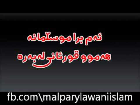 كه نيكي قورعان خوين به بي هؤشي قورعان ئه خويني