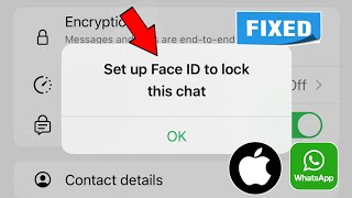 Correggi WhatsApp Imposta Face ID per bloccare questa chat su iPhone (2024)
