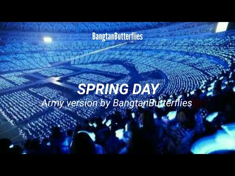 BTS   Spring dayArmys version