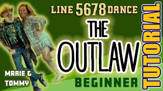 OUTLAW Line Dance TUTORIAL— (#3) In Marie and Tommy's Beginner Line Dance Course