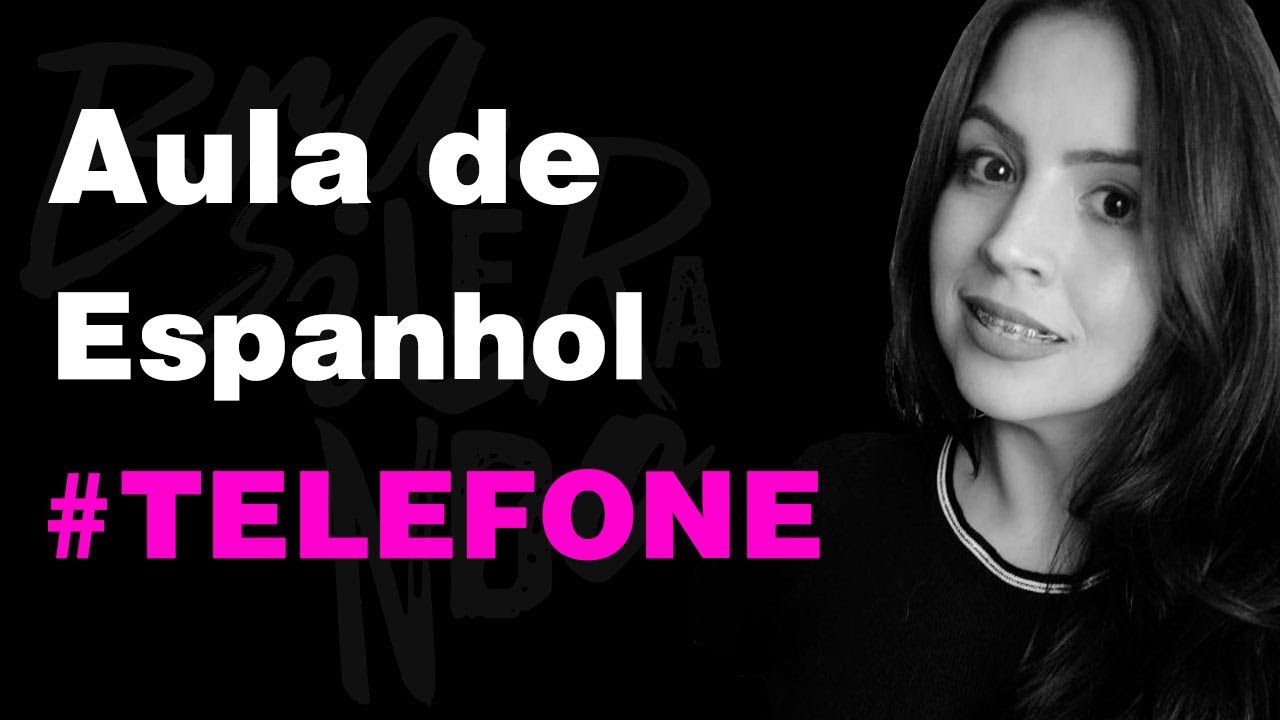 Aula de Espanhol 10 Expressões ao Telefone YouTube