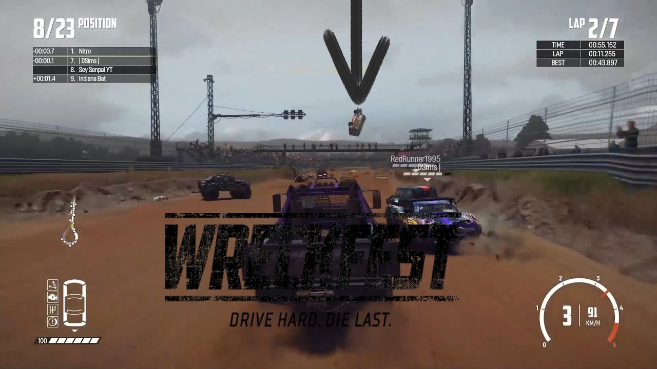 WRECKFEST CRASH COMPILATION - YouTube