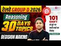 RRB Group D Reasoning Practice Set | Group D Reasoning Class 2026 | Group D Practice Set Chandan sir