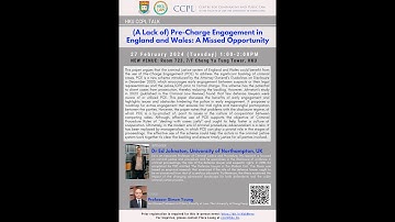 (A Lack of) Pre-Charge Engagement in England and Wales: A Missed Opportunity (27 February 2024)