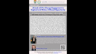 A Lack of Pre-Charge Engagement in England and Wales A Missed Opportunity 27 February 2024