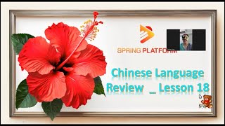 Chinese Language Review Lesson 18