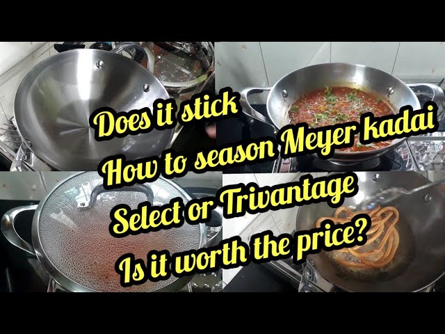 Meyer Trivantage Nickel Free Stainless Steel 3 Piece Cookware Set