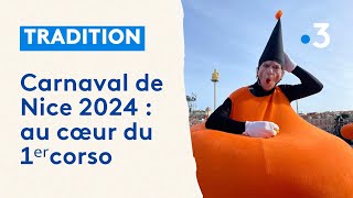 Carnaval de Nice 2024 : au cœur du 1?? corso en live