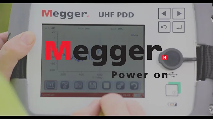 Megger UHF PDD l Sección de Cables