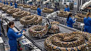 Inside the Factory: This is How Luxury Python Leather Jackets are Made