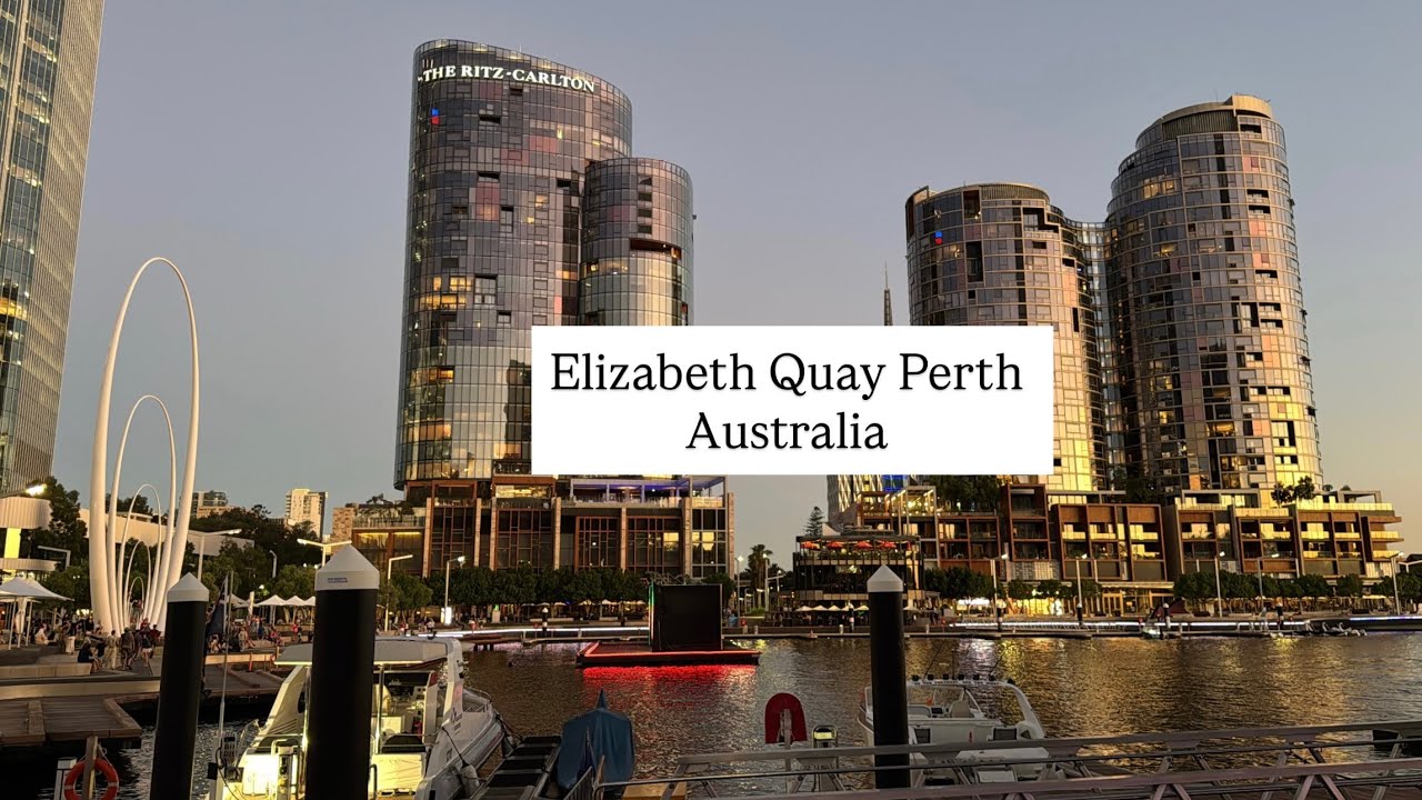 Elizabeth Quay Perth | Places to visit in Perth | Perth Vlogs