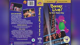 Barney Live! in New York City [1994] - 1994 VHS Release (Canadian Release, 1999 Reprint)