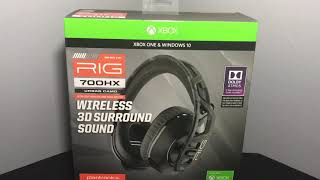 RIG 700HX Wireless Headset Unboxing