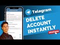 How to Delete Telegram Account Permanently Instantly !