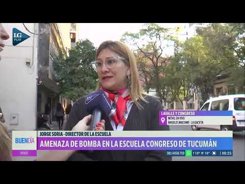 Amenaza de bomba en la escuela Congreso de Tucumán