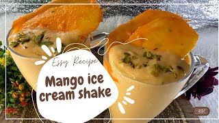 Mango ice cream shake Recipe | Mango Milkshake without Milk | How to make Mango Shake