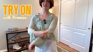What You Should Know Before You Buy This Sheer Blouse - Try On With Promise