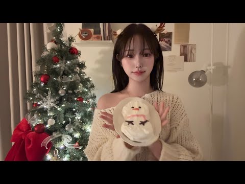 나랑 트리 만들래? 근데 너는 멍 때려도 돼