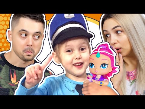 СЛОМАЛИ КУКЛУ! Кто ее сломал : Мама или Папа? Амелька настоящий Детектив ищет улики! Видео для детей