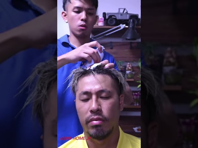 【ASMR】 ELECTRIC HEAD MASSAGE  includes Back & face massage  #headmassage #asmrmassage #headspa