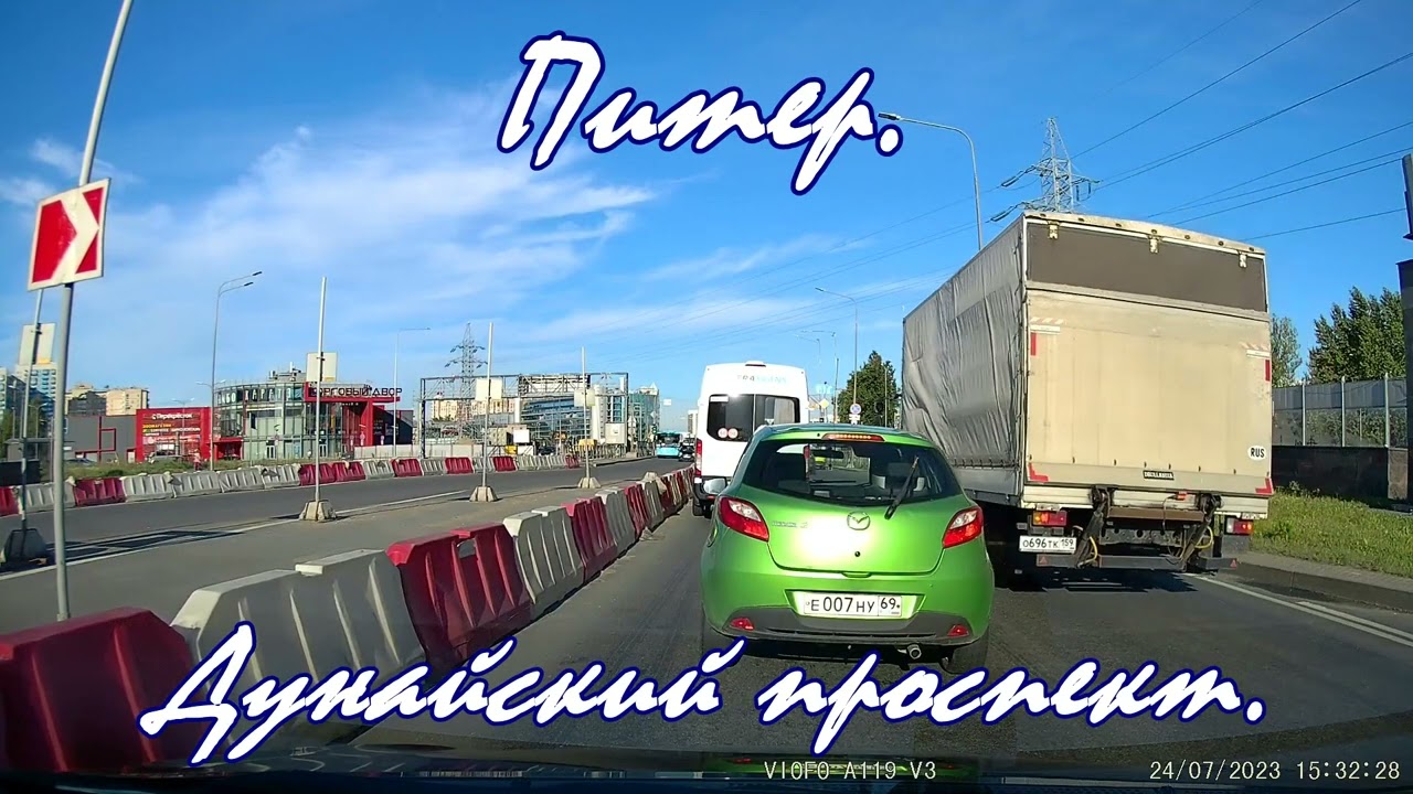 Санкт-Петербург улица Предпортовая, Дунайский проспект. Поездка Минск- Питер. Driving tour in Piter.