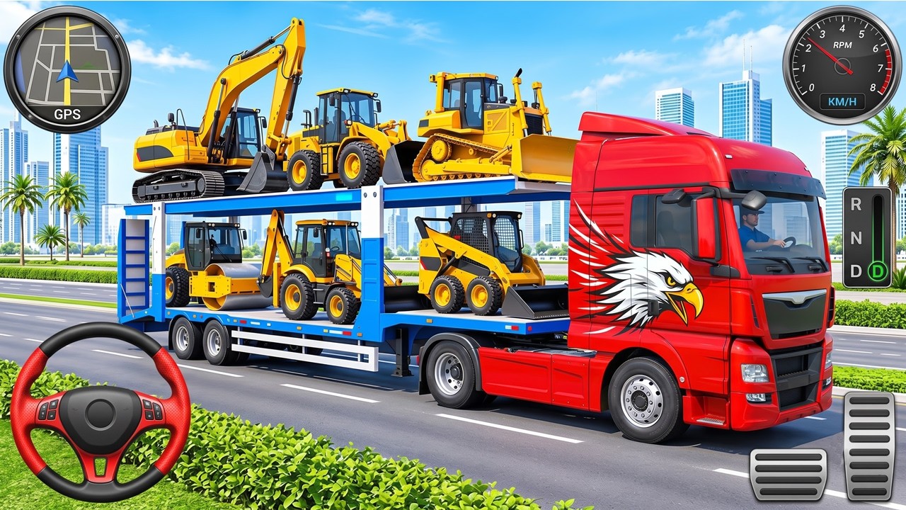 Truck Simulator Android Unity US Cargo Truck Transport Driving 3D - City Cargo Truck Simulator 2026 ...