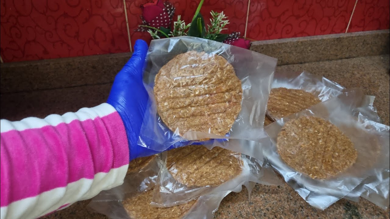 البرجر الجاهز بالمللي في البيت طبيعي ونضيف وبتوفير التوفير