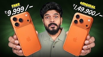 Fake iPhone 17 Pro Max vs Original 🔥 Full Comparison in Telugu || How to Identify Fake iPhone ||
