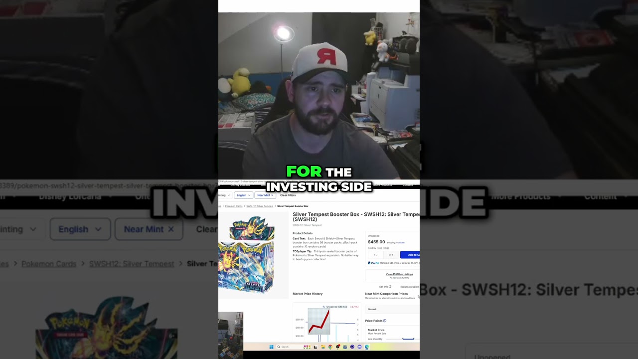 Collector vs. Investor: Silver Tempest Booster Box #shorts - YouTube