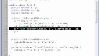วาจาจาวา : 8.1 คลาส Ball (ตอน 1)