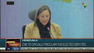 Venezuela: CNE to officially proclaim the elected deputies