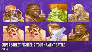 SUPER STREET FIGHTER 2 THE NEW CHALLENGERS TOURNAMENT BATTLE: #223 (IOS/SNES EMULATOR)