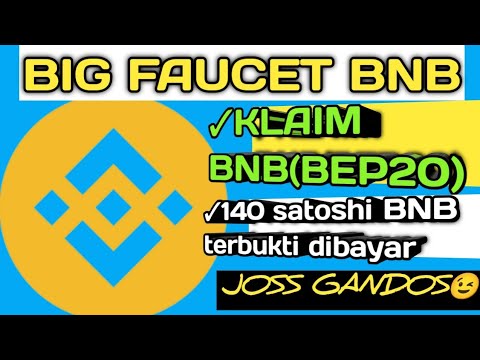 BARU NEMU !! FAUCET BNB BEP20 | FAUCET BINANCE TERBUKTI MEMBAYAR, TANPA DEPOSIT