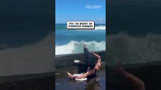 That was a bad idea #travel #fail #vacation #slipandfall #shorts