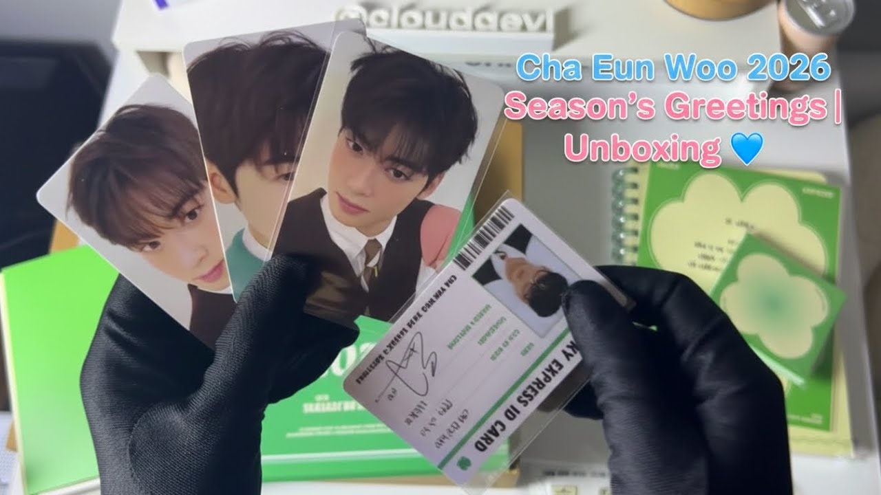 Cha Eun Woo 2026 Season's Greetings Lucky Express | Unboxing