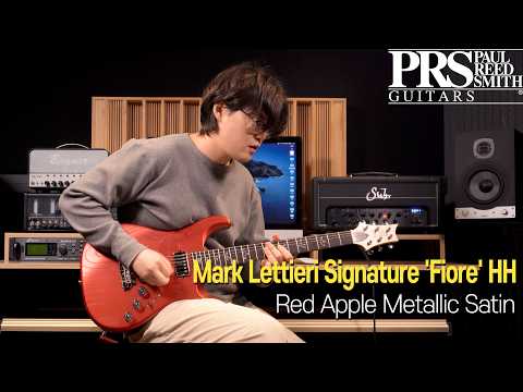 황종호 (Godd) - PRS Mark Lettieri Signature 'Fiore' HH-Red Apple Metallic Satin Demo