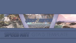 Speed Art 1# - GTA V Background Template screenshot 2