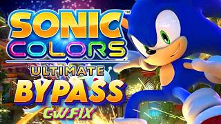 How To FIX Sonic Colours Ultimate | STEAM TOOLS | CW.FIX
