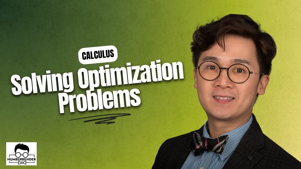 CALCULUS: Lesson on Solving Optimization Problems by Dr. E ...