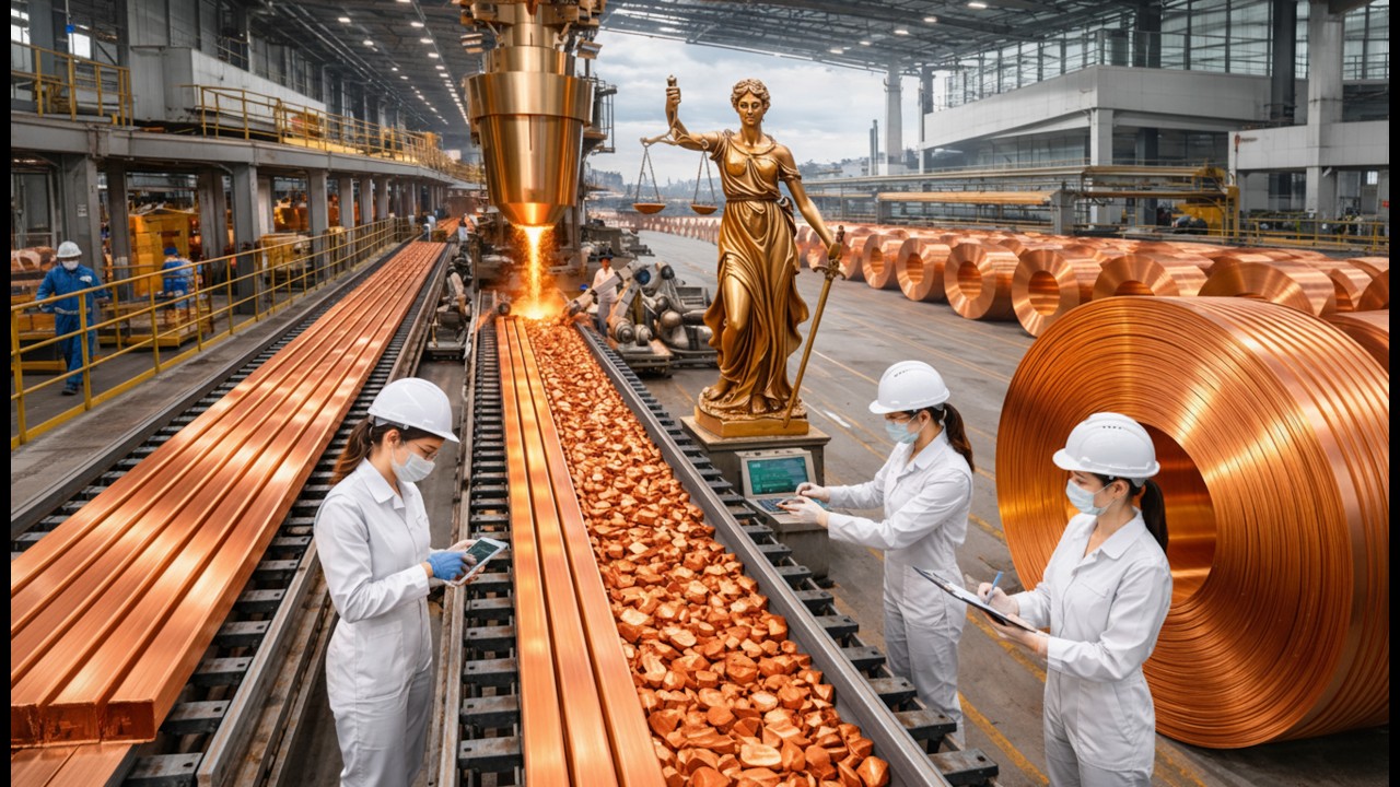 How It's Made: Massive Copper Factory Turning 1,000,000 Tons of Rock ...