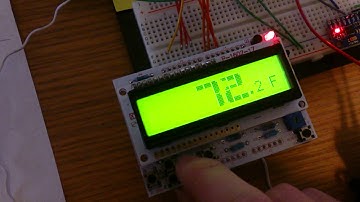 Arduino inclinometer test
