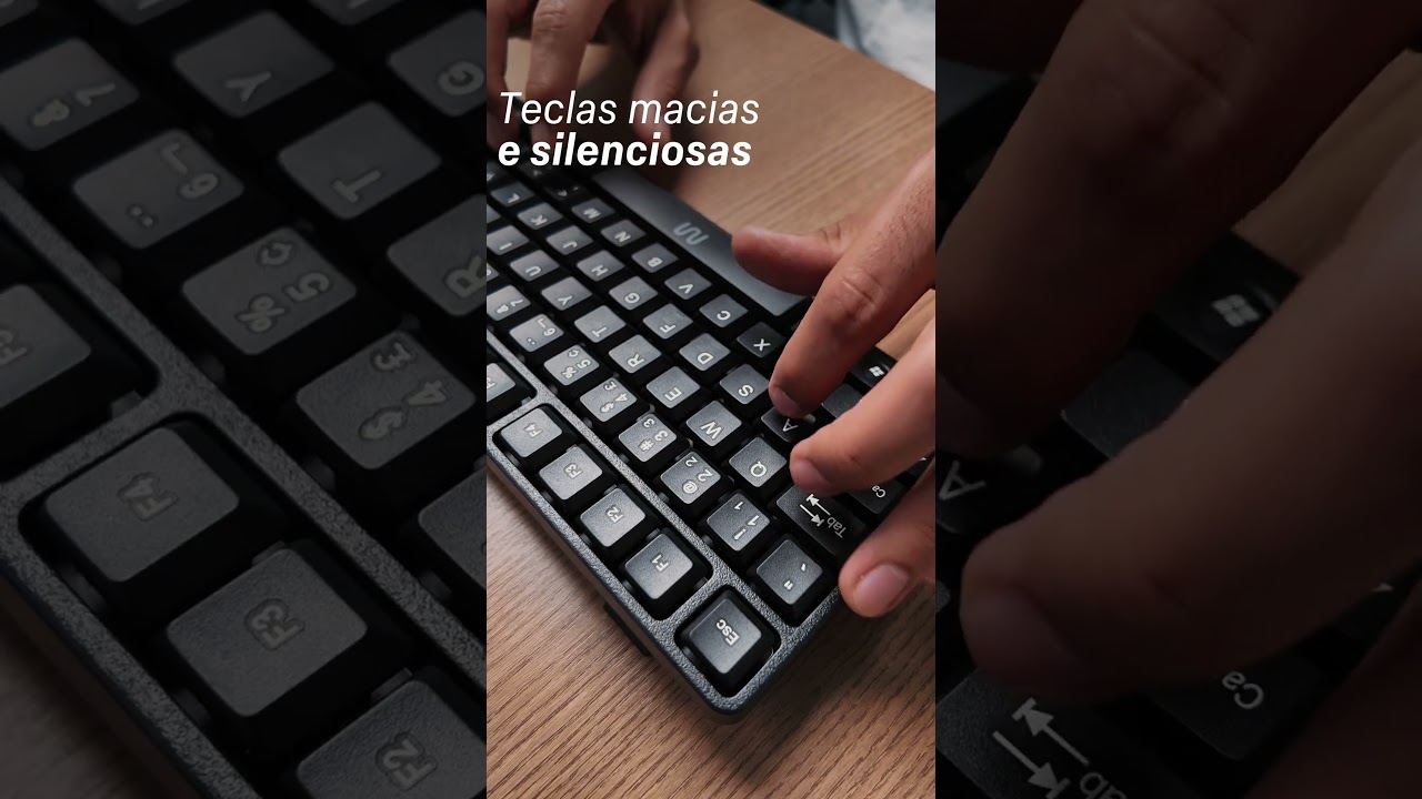Teclado USB Preto Resist. Água Teclas Silenciosas - TC213OUT