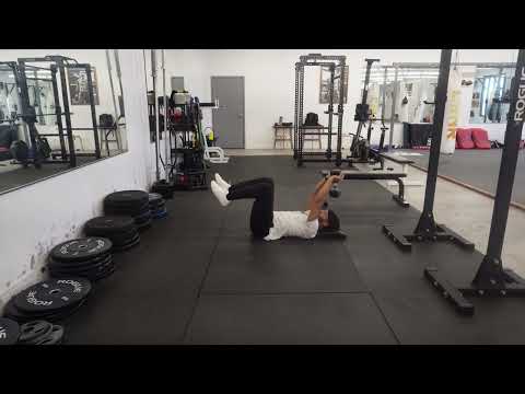 90/90 Supine Dumbbell Pullover