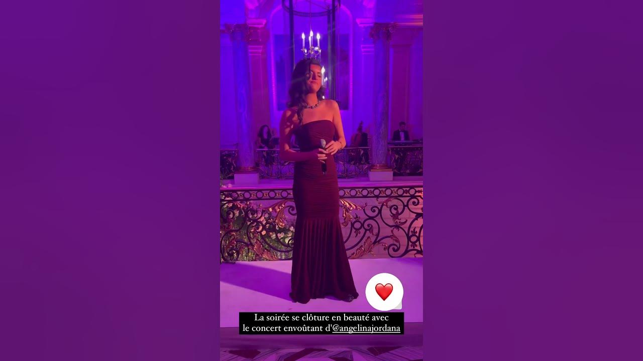 *NEW* Angelina Jordan performing at the "bal des debutantes" in Paris 